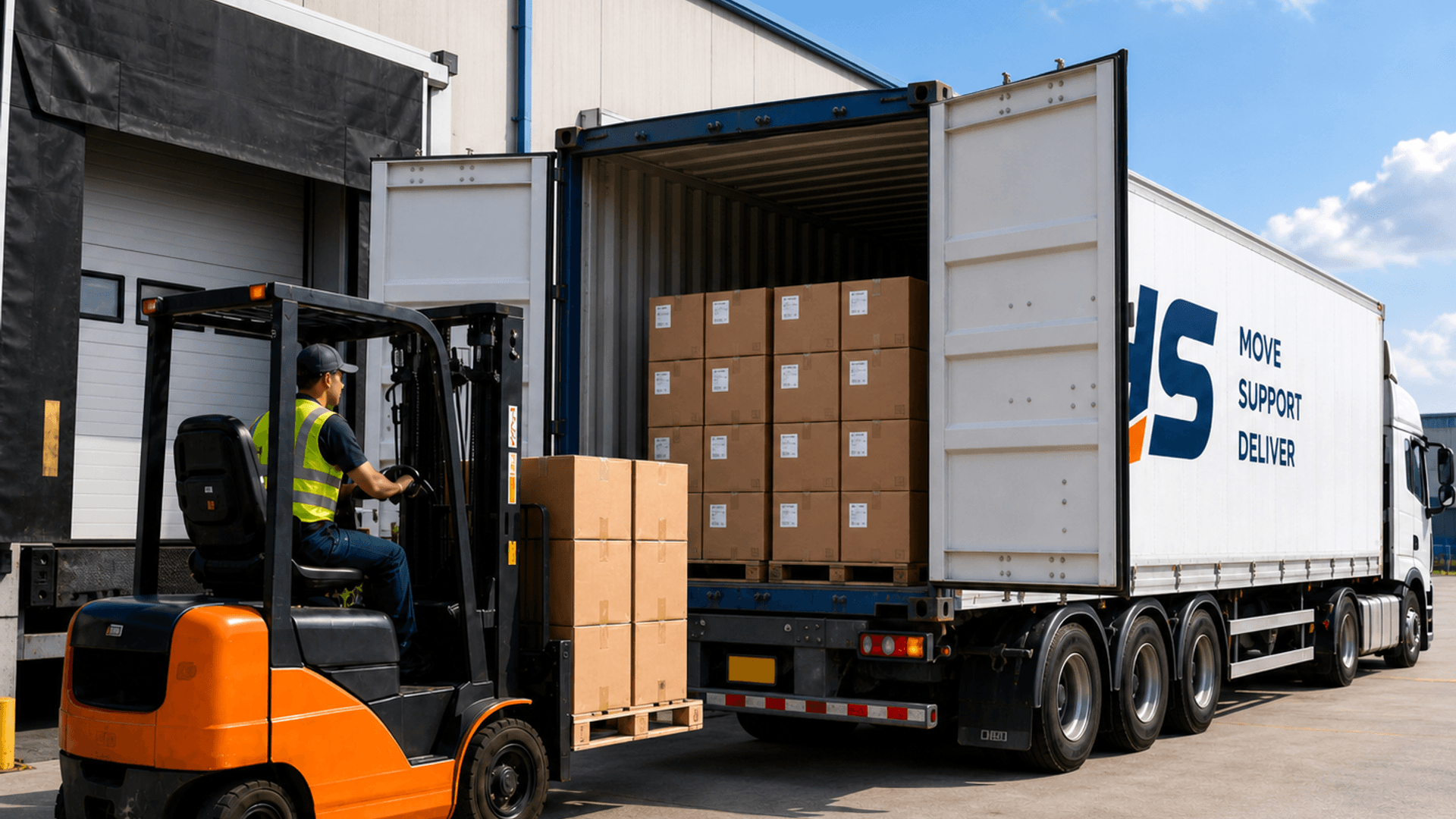 HS truck and forklift for business logistics