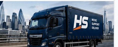 HS truck in a UK city